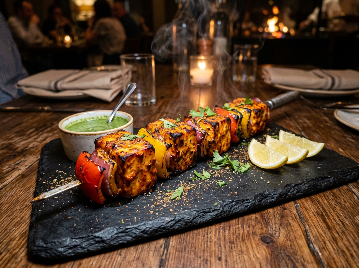 Live Charcoal Paneer Tikka