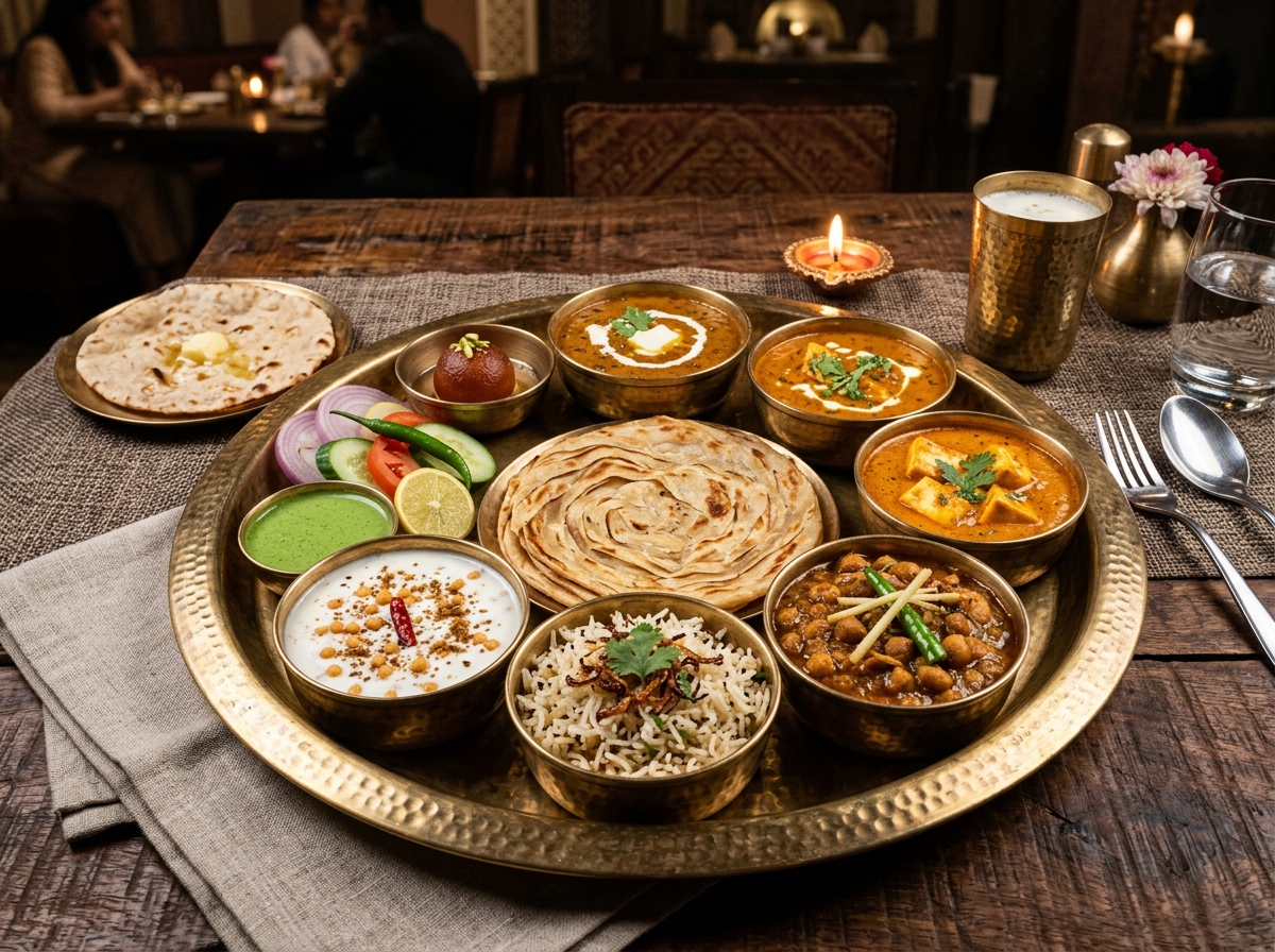 Grand Punjabi Royal Thali at Spark Spice Grill Jaipur