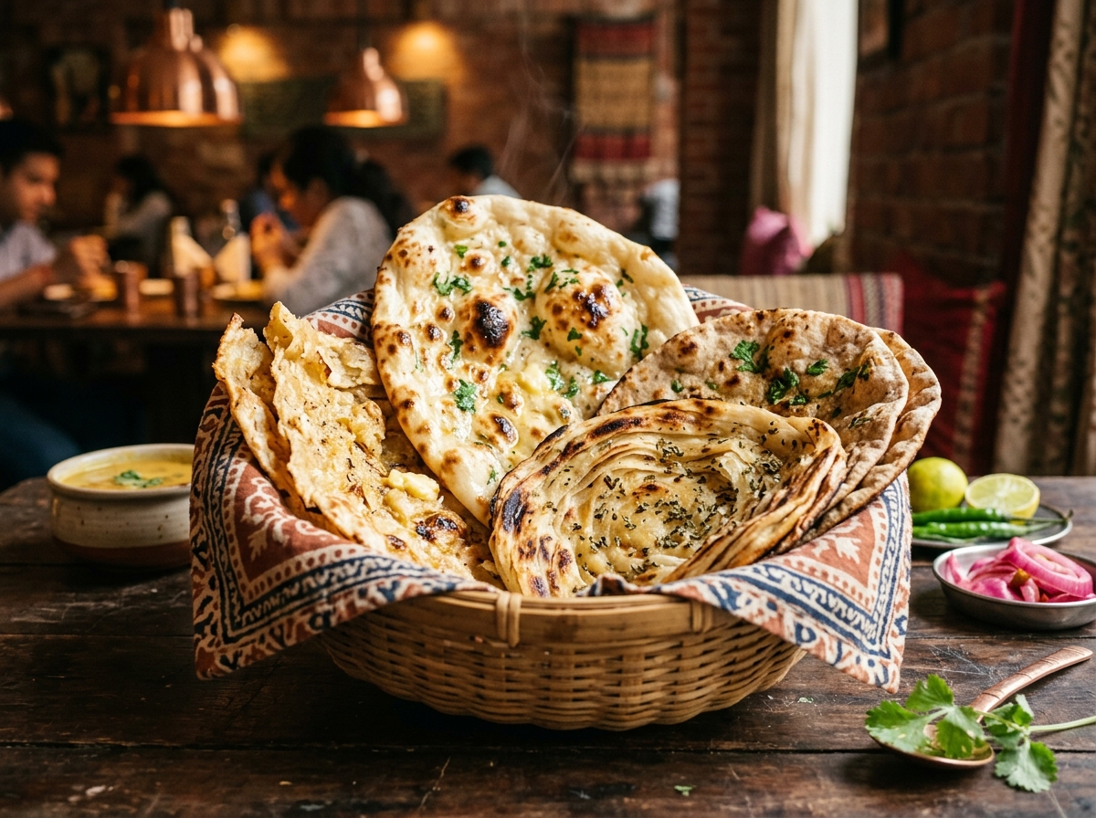 Fresh Tandoori Bread Basket
